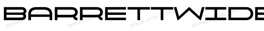 BarrettWide Bold字体转换